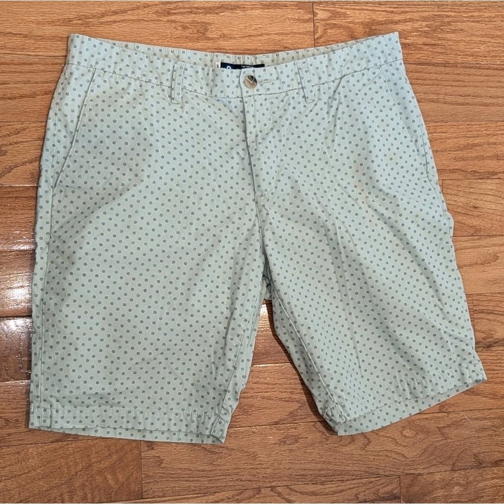 Coastal Grandpa Sage Chino Shorts Quiet Luxury Preppy Summer Vibe Ben Sherman 36